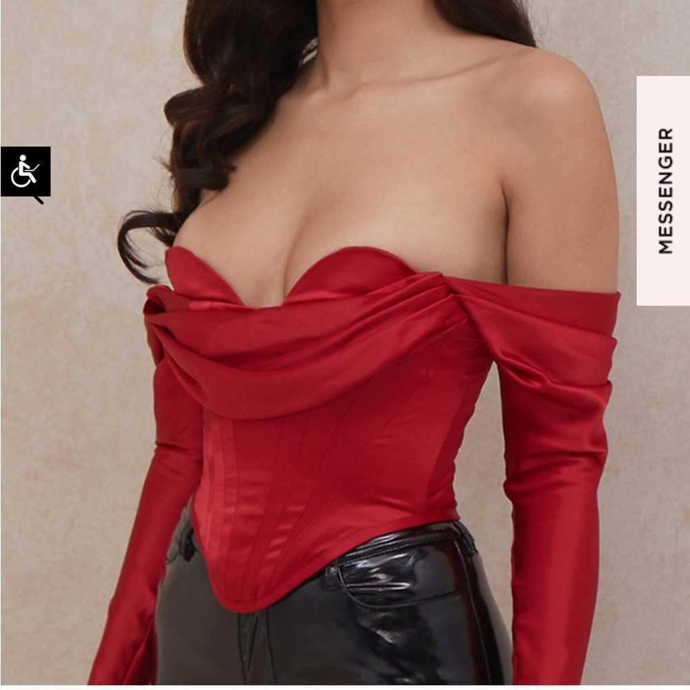 GALA House of CB Corset Top never worn